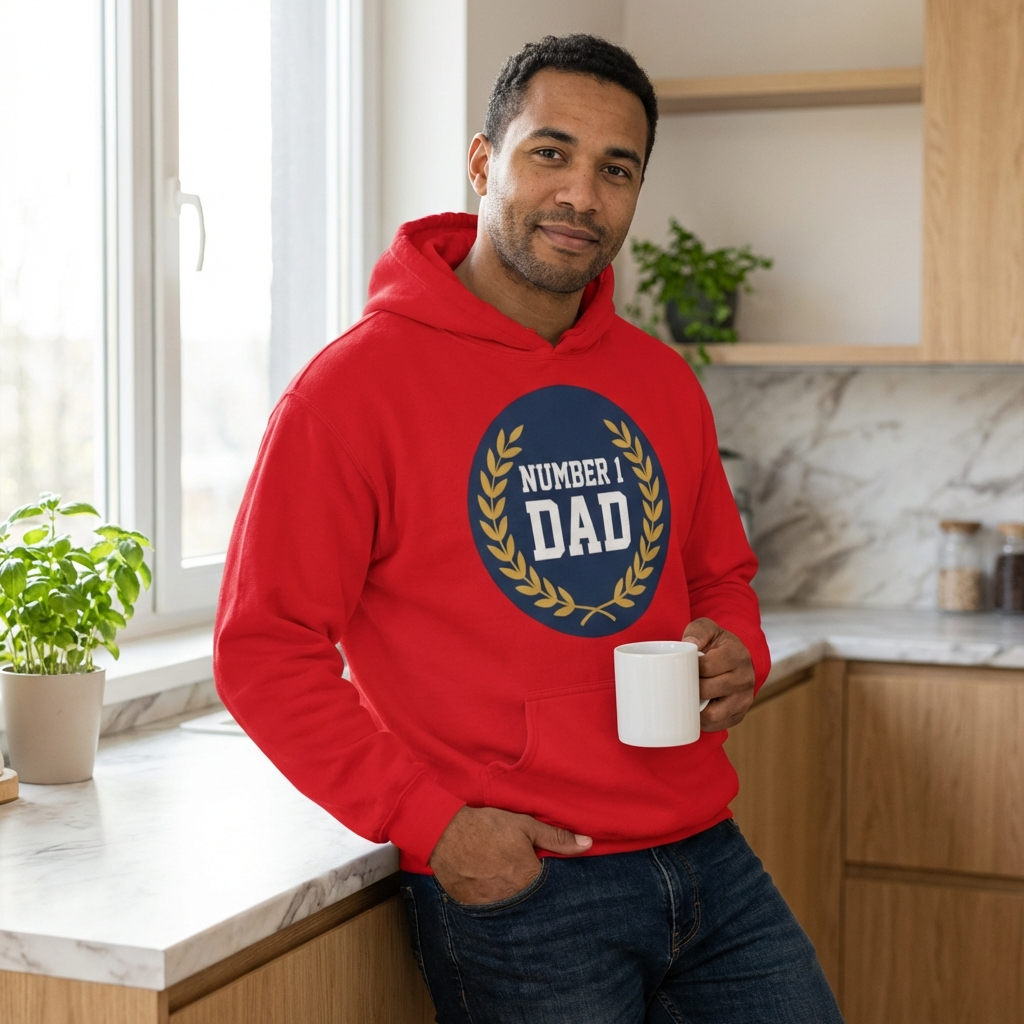 World's Best Dad Father's Day hoodie, personalised unisex pullover