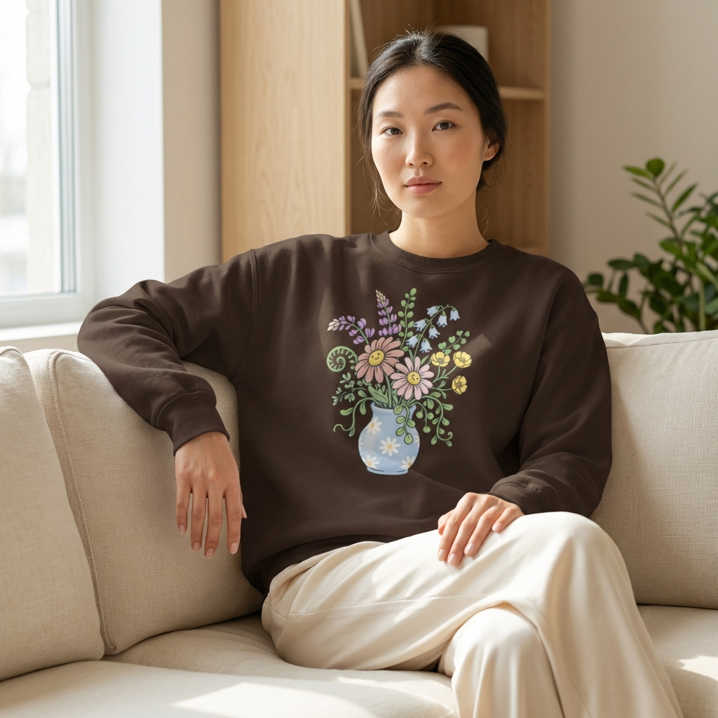 New Beginnings Spring personalised unisex crewneck sweatshirt