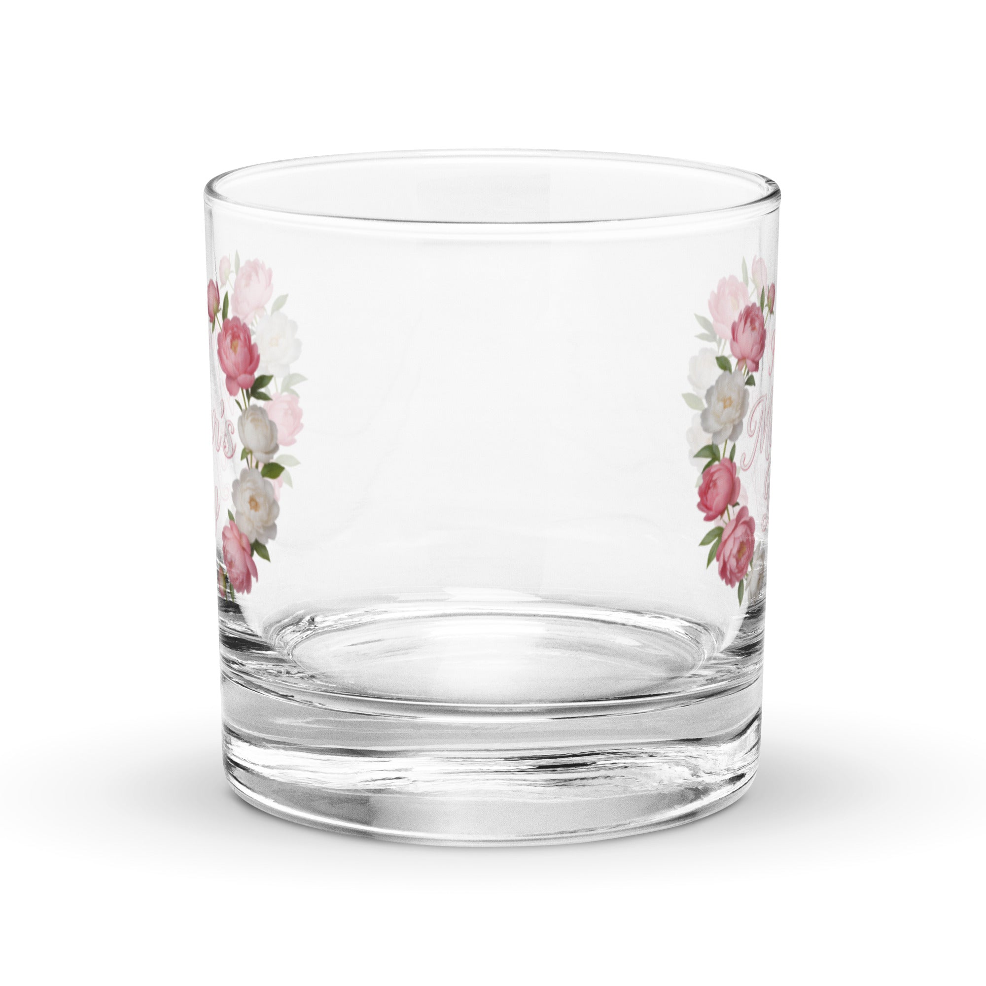 She Deserves It Mother's Day rocks glass, personalised 10.5oz whiskey glass