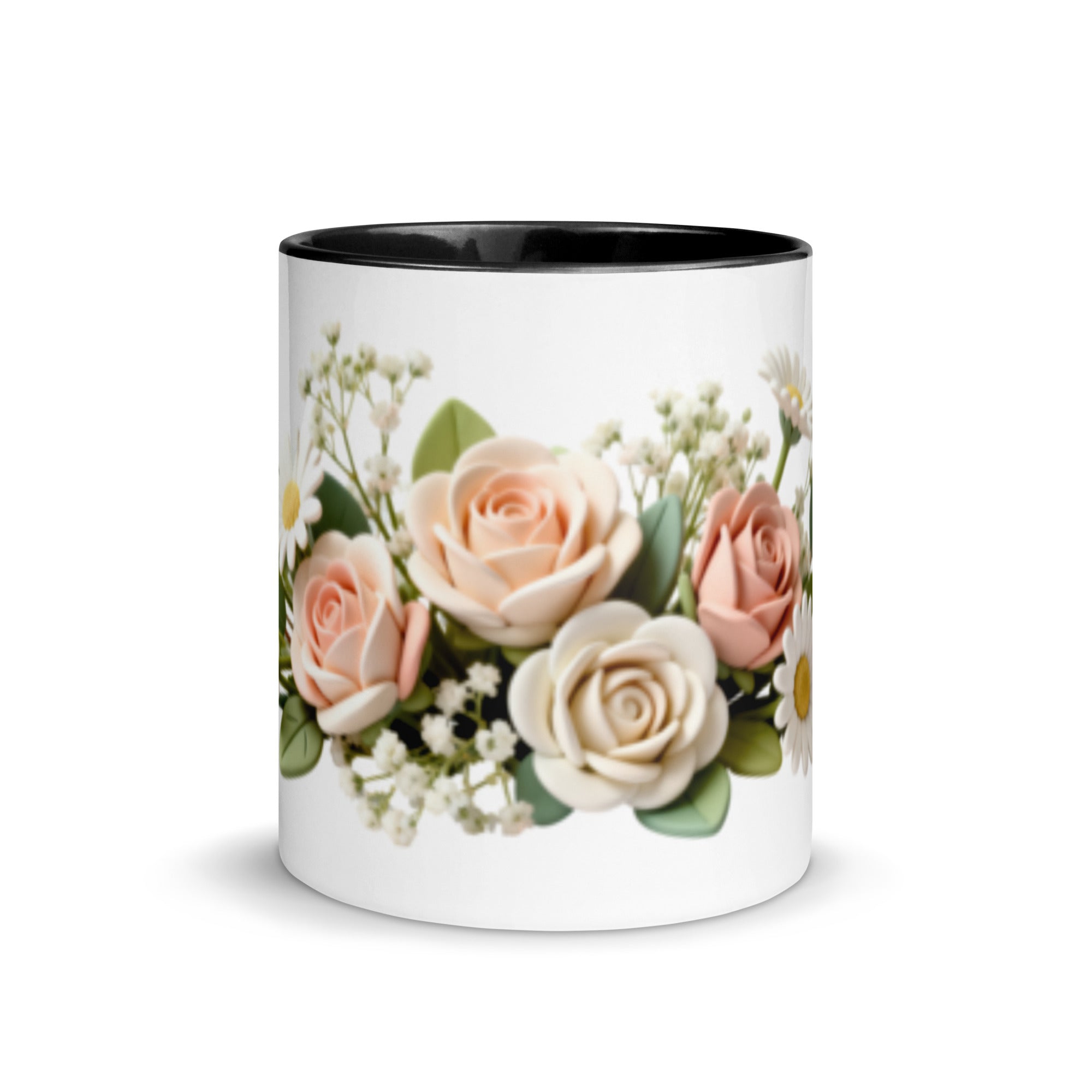 Blossom Season Spring color-inside ceramic mug with custom print
